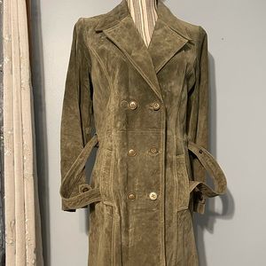 Ladies lined sueded leather jacket